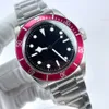 Mens Wristwatch Automático Mecânica Luminosa Relógios de punho de 41mm Caixa de cerâmica rotativa Rotative Strap Strap Watch Presente para homens Relógios únicos