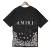 Krótka koszulka męska Tshirt Designer Męski Amirs t Sleved Arveriew Print Fried Street Casual Loose S 0era