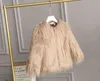 2020 hiver filles fausse fourrure manteau coton matelassé épais bébé filles manteau fourrure bébé fille vêtements chaud hiver parka vêtements d'extérieur J220718