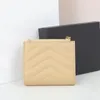 Klassiska plånböcker av högsta kvalitet Designer kvinna läder pvc Business kreditkortshållare dam plånbok Handväska Korthållare med låda 10,5x8,5x2,5 CM