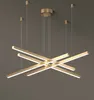 Modern pendant light dining room lighting Nordic restaurant long hanging lights office fixtures bar illumination