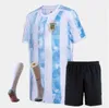 الأرجنتين الفانيلة لكرة القدم 2021 2022 كون أجويرو لو celso مارتينيز تاجليفيكو 20 21 dybala الكبار الرجال الاطفال كرة القدم كيت قميص مجموعة موحدة الجوارب