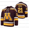 C2604 A3740 2021 B1G Turniej Mistrzów Jersey Minnesota Gophers Custom Mason Nevots Scott Reedy Sammy Walker Nathan Burke Ryan Johnson Ben Meyers