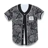 3D Custom DIY Baseball Jersey Men Button Shirt Casual Design Ball Uniform Shirt Training Oversized Sports Shirt Drop 220619