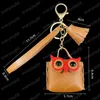 Coin Purse Key Chains Rings PU Leather Owl Car Keyrings Holder Fashion Women Mini Bag Keychains Jewelry Gift Cute Animal Pendant Charms Trinkets Accessories