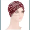 Beanie/skl caps hoeden hoeden sjaals handschoenen mode accessoires dames chemo cap kanker hoed bloem bedrukte moslim haar sjaal tu ota0q