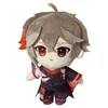 Genshin Impact Plush Arataki itto Ganyu Morax Zhong Li Xiao Tartaglia Kaedehara Kazuha Gorou Hu Tao Soft Doll Pillows Kids Gifts 220815