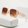 卸売デザイナーサングラスオリジナルの眼鏡屋外シェードPCフレームファッションクラシックレディミラー女性と男性のメガネユニセックス7