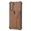 Pu Leather Phone Cases For Samsung Galaxy S21 Plus Ultra Card Slot Y Stand Cover A72 A52 A71 A51 A50 TPU Bumper