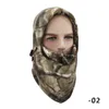 hiver chaud vélo équitation camo masques faciaux capuche tactique écharpe sports de plein air masque vélo cyclisme cagoule polaire chapeau snowboard bonnet