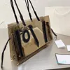 designer Transparent Tote Shopping Bag Women Pvc Handbags Shoulder Bags Handbag Large Capacity Pocket Two Piece Set