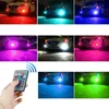 Bilstyling RGB LED Auto Car Headlight 5050 27 SMD FOG Lätt huvudlamplampa med fjärrkontroll 9005 9006 H11 H7 2PCS9027971