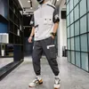 Suits-survêtement masculins 2022 Fashion Mens Streetwear Tracksuit Summer Casual Harajuku Men Shorts sets Patchwork Pantalons à capuche Suit de piste masculine
