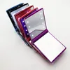 Hot New Lady LED Makeup Mirror Cosmetic Lamps 8 LEDs Mirror Folding Portable Travel Pocket Mirror Lights Lighted Fast Ship