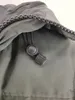 メンズ冬のファッションデザイナーダウンジャケットフード付き肥厚暖かいスポーツコート風力防水パーカーコートメンジャケットスリーククラシックパーカーグラファイトグレー