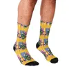 Herrensocken, lustige Herren-Fahrrad-Mountainbiker-Muster, bedruckt, Hip-Hop-Männer, glücklich, niedlich, Jungen, Street-Style, verrückt nach Männern