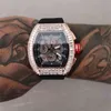 Часы дизайнер роскошные мужские механики смотрят на наручные часы Richa Milles мужской силикон мужской силикон для мужчин для мужчин многофункциональный 6-контактный