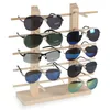 Multi Layers Wooden Sunglass Eyeglasses Display Stands Shelf Glasses Display Show Stand Holder Rack Jewelry Glasses Showcase 220510