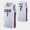 Coupe du monde sérigraphiée 2023 FIBA US Basketball 5 Xavier Munford Jersey 15 Justin Jackson 9 Langston Galloway 13 John Jenkins 10 William Davis 4 Quinn Cook Good/High