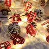 Saiten Weihnachtsdekoration Lichter Jahr Zimmer Dekor Girlande Urlaub Ornamente Outdoor Garten String Lampe Navidad OfertasLED LEDLED LED