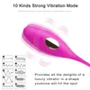 Eggs vibrando controle remoto sem fio Calcinha Vestível Bola vaginal, Bolas de Kegel G- Spot Vibrador Sexy Brinquedos Para As Mulheres