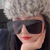 Nouveau SL Large Square Metal Goggl Sunglass Small White Net Red Star Same Sweet Sunglass SL364 TREND7155590