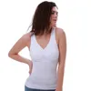 Kobiety body shaper plus bra cami tank top kamizelka przesuwana godnik