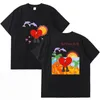 Zanger Bad Bunny Un Verano Sin Ti Muziekalbum Double Sided Print Graphics T -shirt Unisex Hip Hop Oversized Streetwear T -shirts 2206414149
