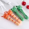 Kids Wood Skipping Jump Rope Wooden Green Bee Cartoon Animals Toy Party Favor Supply Fiess C0621G3