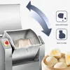 220v Electric Dough Kneading Machine 10kg Flour Mixers Commercial Food Spin Mixer Stainless Steel Pasta Stirring Making Maker