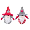 Gnomes Santa Star Cap Doll Ornements de fête de Noël Cadeau Peluche Jouets en peluche avec barbe blanche Décorations de festival de jardin de Noël Fournitures 7qy Q2