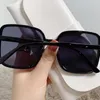 Sunglasses 2022 Rice Nail Square Round Face Ladies Anti-ultraviolet Wild Jelly Uv400 Eyewear Sexy Female