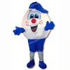 Halloween Egg Mascot Costume Top quality Christmas Fancy Party Dress Cartoon Character Suit Carnival Unisex Adults Outfit