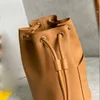 TOP quality lo mini backpack Bucket bag 2022 New style shoulder Sailor bag Women's Fashion bags Leather Satchel Large capacity shopping Pull a rope