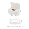 1 pcs Household plastic dustproof cover tissue box desktop seal home office decoration wet 220523