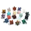 Merkaba Star Natural Stone Charms Pendants for DIY Necklace Jewelry Meditation Chakra Reiki Healing Energy Decoration