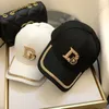 Дизайнерские мужские бейсбольные кепки модные буквы шляпа дамы регулируемая базовая шапка пара уличный стиль
