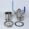 ZZKD 1/4 lb 120G stängd slinga Extractor Lab Supplies Uppgraderad vakuumkammare med insamlingstank