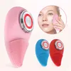 Sonic Facial Cleansing Brush Silicone Electric Face with 3 Function Modes Gentle Exfoliating Deep Massaging220429