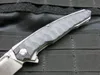 Original Design Grapesfish BH-3 Folding Knife D2 Blad CNC TC4 Titanlegering G10 Handtag Fågerlager EDC Tactical Outdoor Survival Fighting