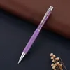 Promotie Groothandel verschillende kleuren Crystal Diamond Ballpoint Roller Ball Pens voor het schrijven van kerstcadeau