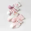 COUPLESPARTY Baby Socks for Summer Cartoon Rabbit Animal Soft Cotton Children Girl nyfödda Babies Girls Sock Fashion J220621