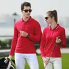 Özelleştirilmiş Baskı Resim Tasarım Polo T Shirt Erkekler İçin Kadınlar Uzun Kollu Pamuk Üstleri Sonbahar Unisex Business Leisure Poloshirt 220714