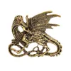Pins Brooches Vintage Wing Dragon Brooch Pin Metal Animal Lapel Jewelry Suit Shirt Collar Badge For Men Clothing AccessoriesPins