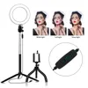 Dimmable Photo Studio Caméra Selfie Canon Pour Téléphone Avec Lumière Annulaire Vidéo Anneau Trépieds Lampe Bâton Remplissage LED Jdggw