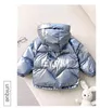 Nueva chaqueta de plumón para niños y niñas, invierno, bebé, engrosada, sin lavado, 90%, chaqueta con capucha de plumón de pato blanco, 2-10T J220718