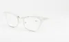 Sunglasses Semi-rimless Cat Eye Reading Glasses Women Men Magnifying Eyeglasses Presbyopia 0.5 Diamond Crystal RhinestoneSunglasses
