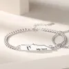 New Kiss Chain Bracelet Sterling 925 Silver Designer Women Men S925 Magnetic Attraction Bracelets Jewelry Gifts for Lovers