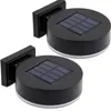 Solar Deck Lights Outdoor Wodoodporna LED Zasilany Krok Lampa, Ciepłe Biały Zimny ​​Biały Oświetlenie Dekoracyjne Auto On / Off Dla Schodek Ogród Ogrodzenie ogrodzenia Yard IP44 Crestech