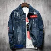 Vestes pour hommes Hommes Veste Manteau Trendy Marque Denim Top Qualité Mode Hommes Jean Bomber Coton Outwear Mâle Cowboy HipHopMen's Men'sMen's